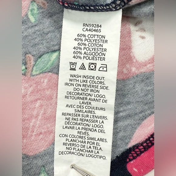 THE CHILDRENS PLACE Girls Lot Apple Print Dress & Tunic 3T School Cottagecore - Picture 10 of 11